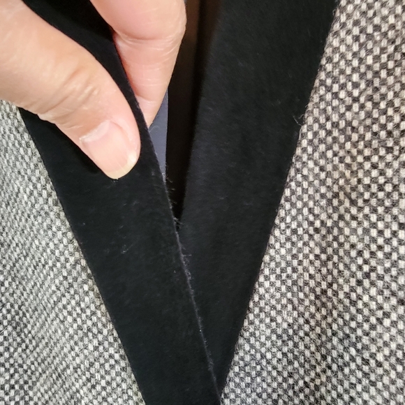 VTG DAVID BENJAMIN Gray Tweed English Western Style Blazer Sz 13/8 Wool Blend - Picture 5 of 12